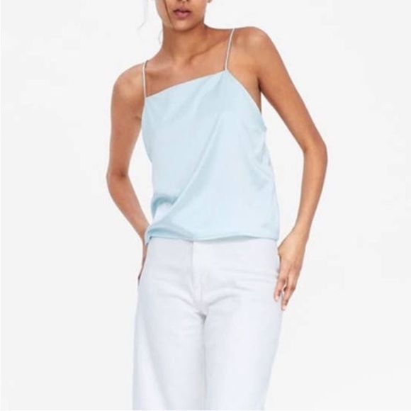 Zara Women's Tank Tops - White, Pink, Tan - Picture 3 of 9